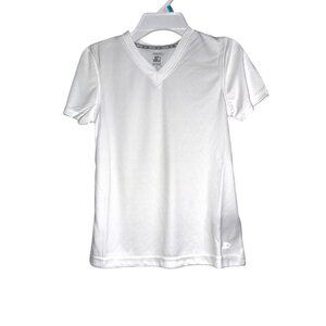 Starter Boys White Dri-Star V-Neck Athletic Shirt Medium